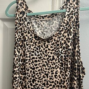 Maurice’s Cheetah print sleeveless shirt